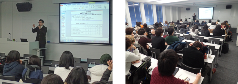 札幌市立大学での社外講義風景