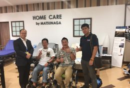 バンコク中心にあるISETAN内には、多くの富裕層が日本製の介護用品を買い求めに来ます。